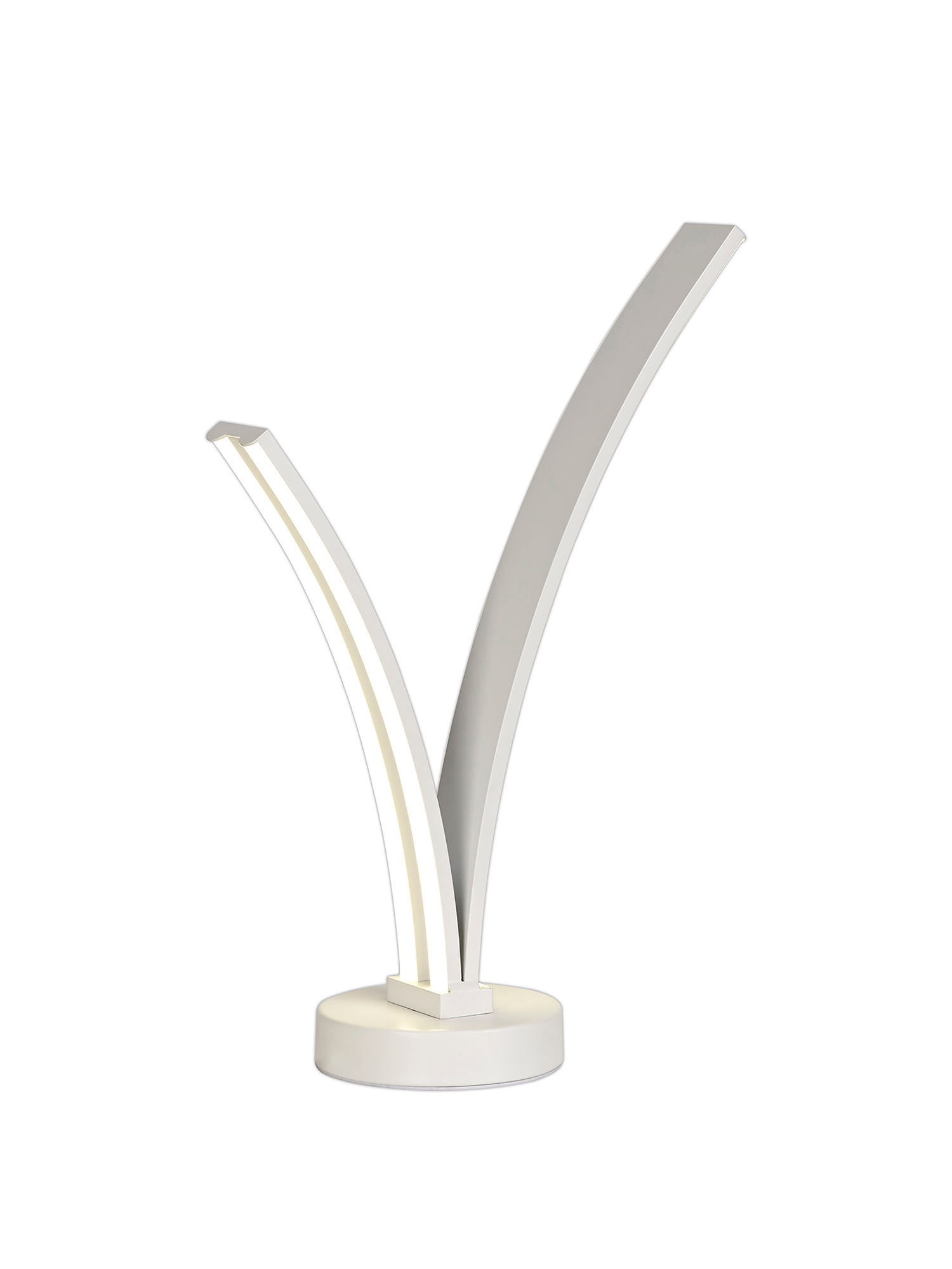 Kelly 2 Arm White Table Lamp
