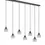 Thumbnail: Shelby 7 Light Satin Black Linear Bar Pendant