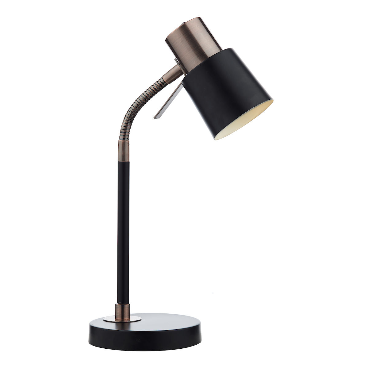 James 1 Light Black Task Table Light