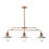 Thumbnail: Alaric 3 Light Brushed Copper Bar Pendant