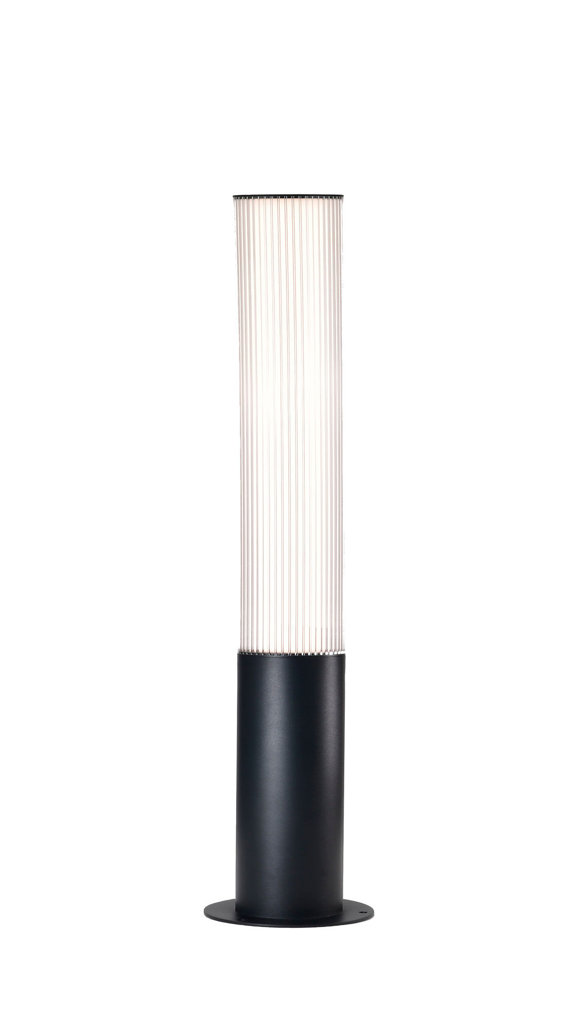 Kerry 1 Light Matt Black IP65 Rated Outdoor Pedestal Post
