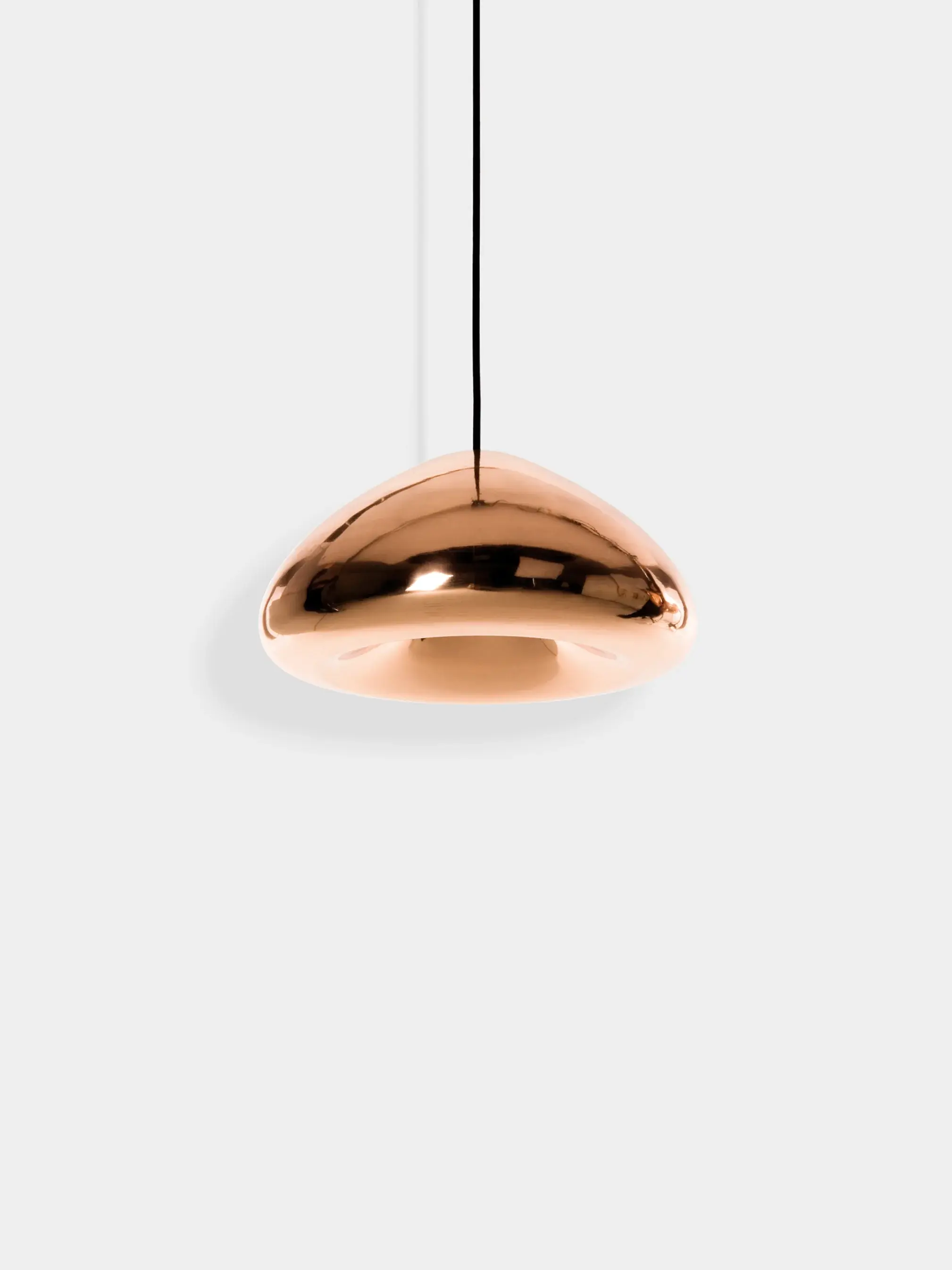 Tom Dixon 1 Light Mirrored Copper Void Medium Pendant Light