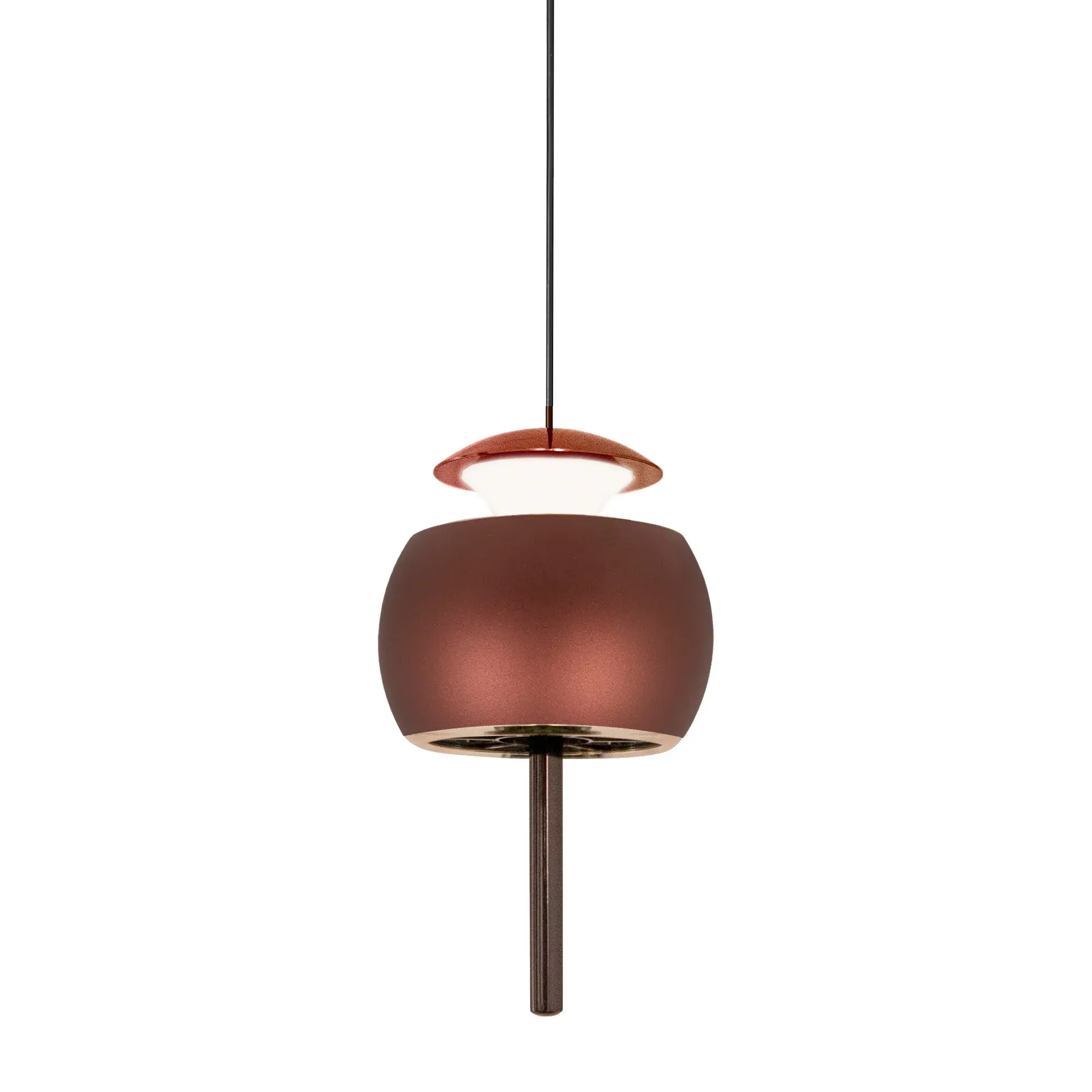 Skater 1 Light Coffee LED Rise And Fall Single Pendant