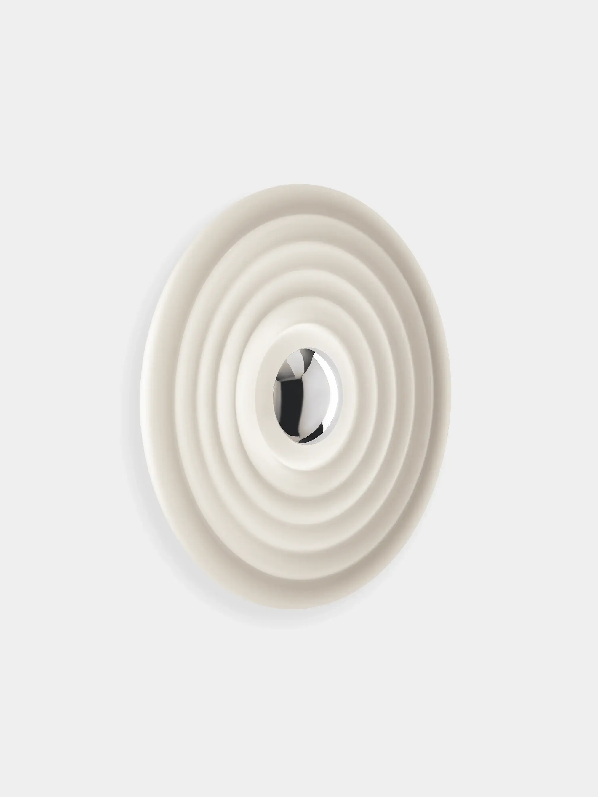 Tom Dixon 1 Light White Frosted Press Large Surface Wall Light