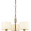 Thumbnail: Briell 3 Light Aged Brass Ceiling/Flush Light Fitting