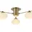 Thumbnail: Maddie 3 Light Antique Brass Flush Ceiling Light