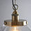 Thumbnail: Harley 1 Light Grand Antique Brass Single Pendant