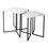 Thumbnail: Fotini White Marble Nest of 2 Side Table