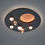 Thumbnail: Maximus 1 Light Matt Black LED Semi-Flush Ceiling Light