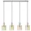 Thumbnail: Bradley 4 Light Beige Stone Linear Bar Pendant
