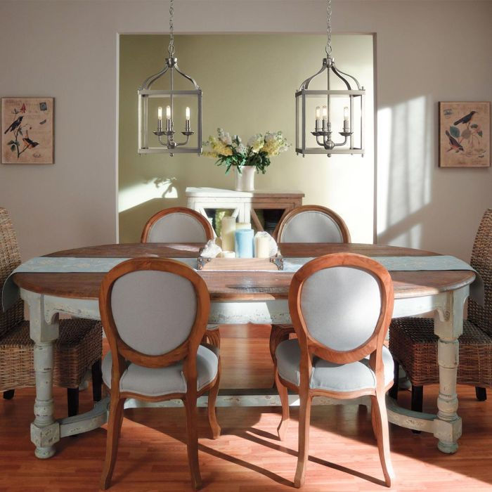 Elstead Kichler Larkin Brushed Nickel 2 Light Small Pendant