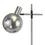 Thumbnail: Anton 1 Light Satin Nickel & Smoked Glass Table Lamp