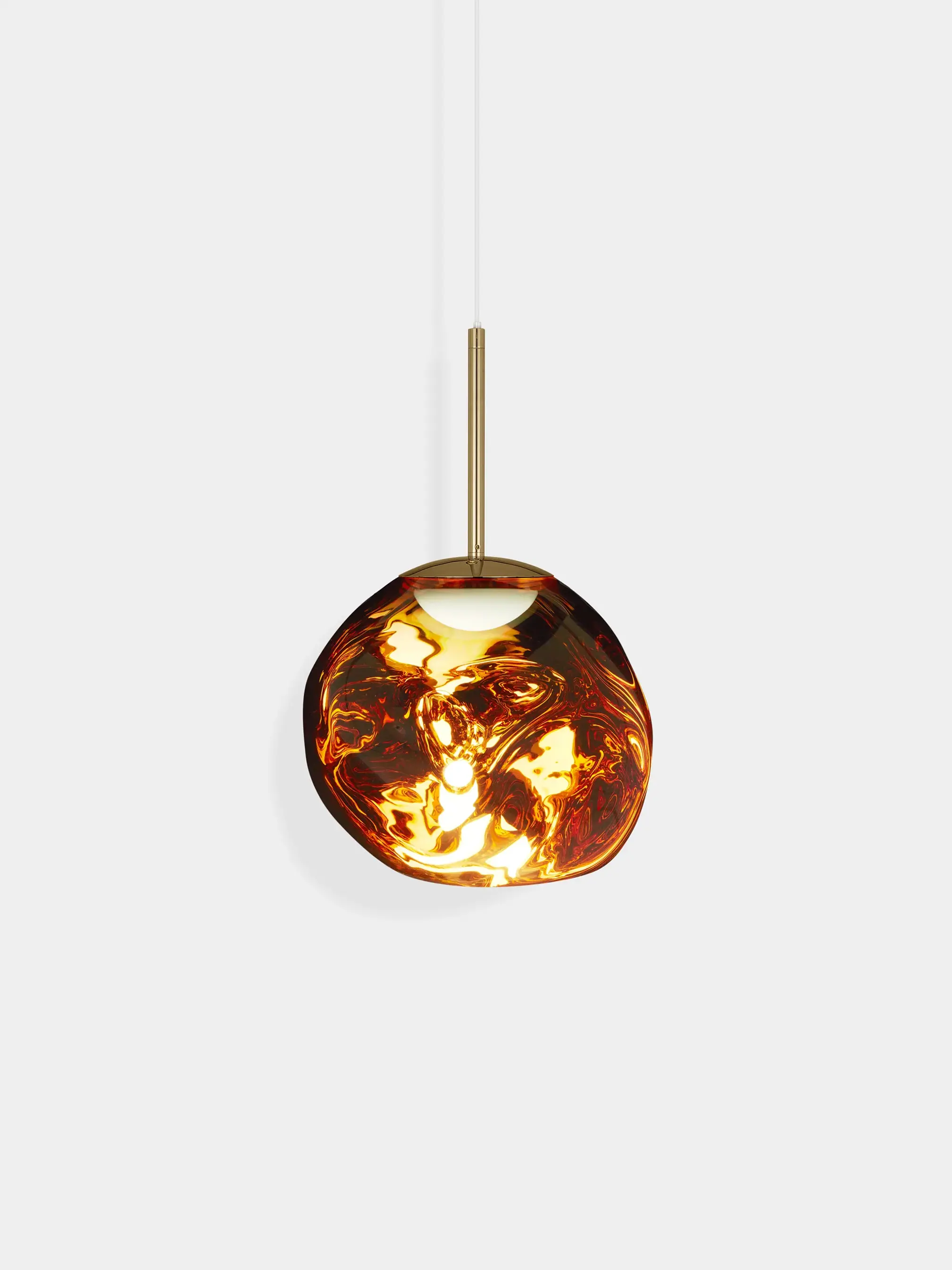 Tom Dixon Gold Poilshed Melt Mini Pendant Light