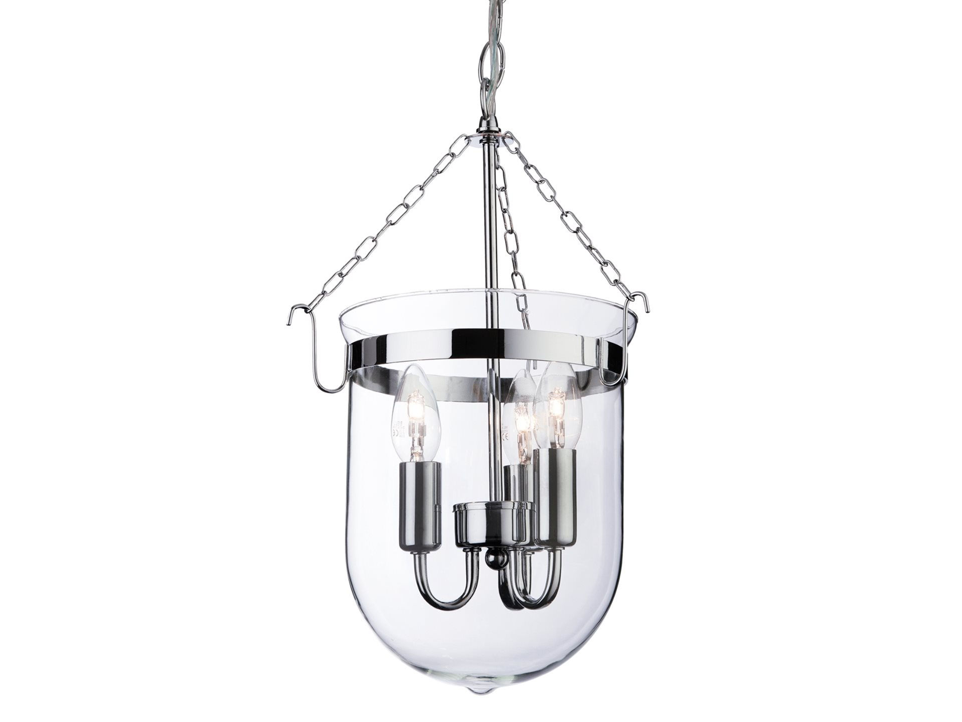 FirstLight Regal 3 Light Polished Chrome Lantern Light