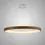 Thumbnail: Nise 1 Light Wood Effect LED Round Large Pendant