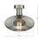 Thumbnail: Emma 1 Light Antique Chrome Sem-Flush Ceiling Light