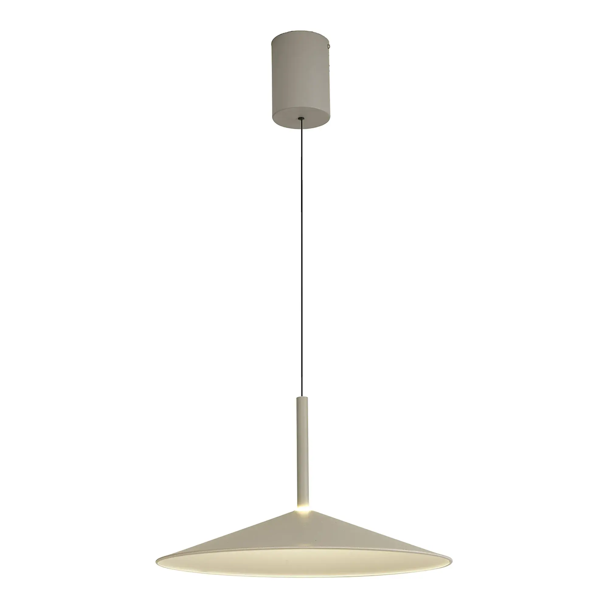 Alice Grey LED Rise and Fall Pendant