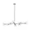 Thumbnail: Sahil 8 Light Satin Nickel Bar Pendant