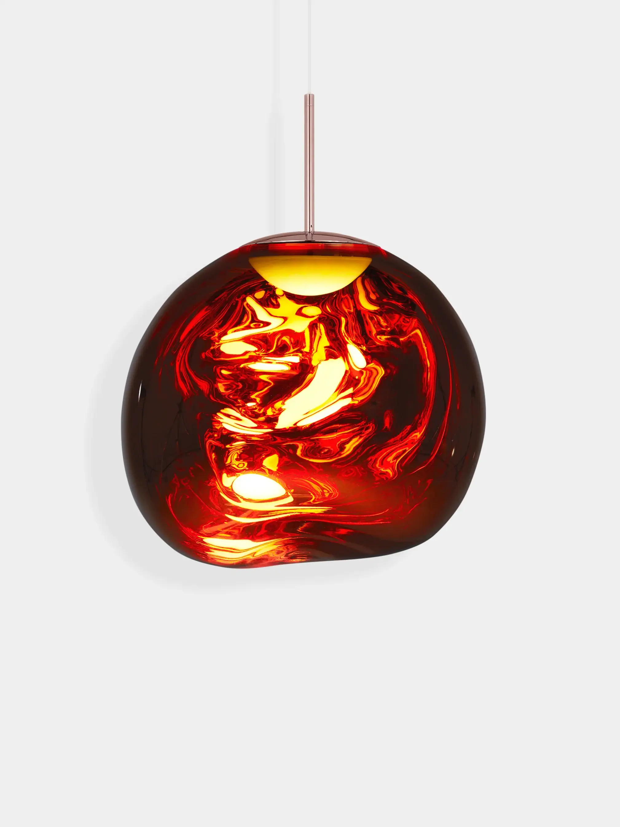 Tom Dixon Polished Copper Melt Medium Pendant Light