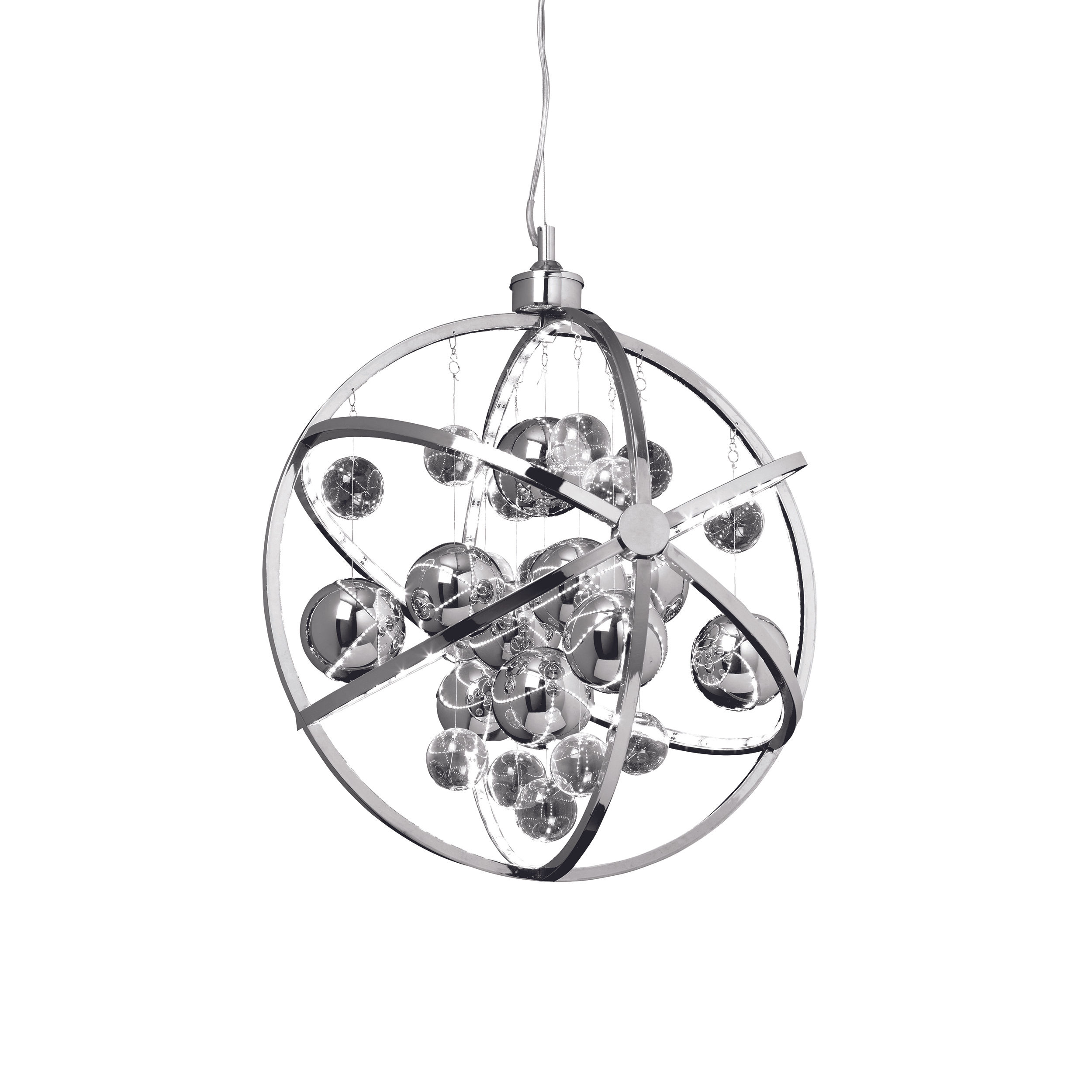 Zuri Chrome Orb Style Pendant