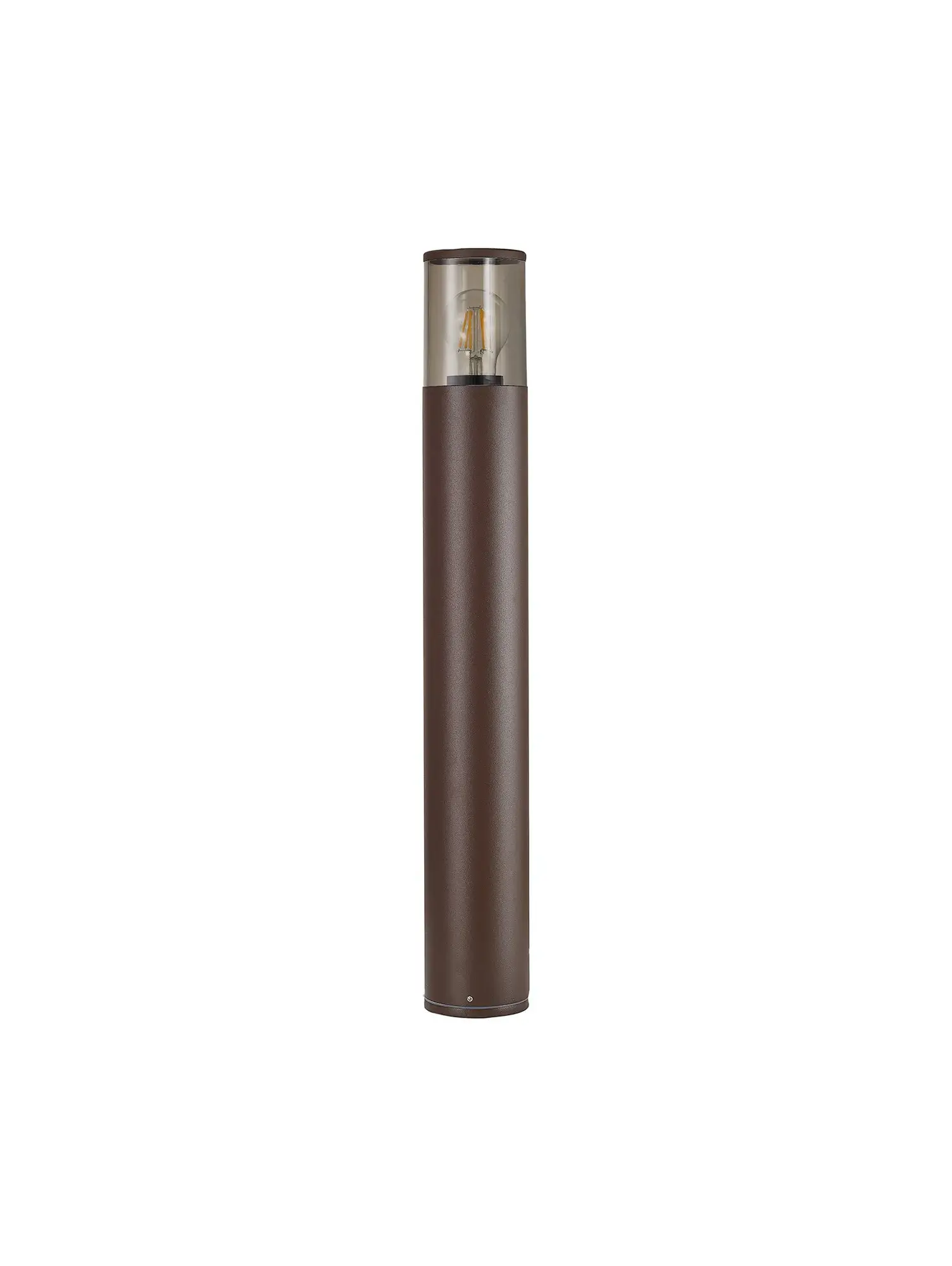 Mason Medium Matt Brown Outdoor Post Light