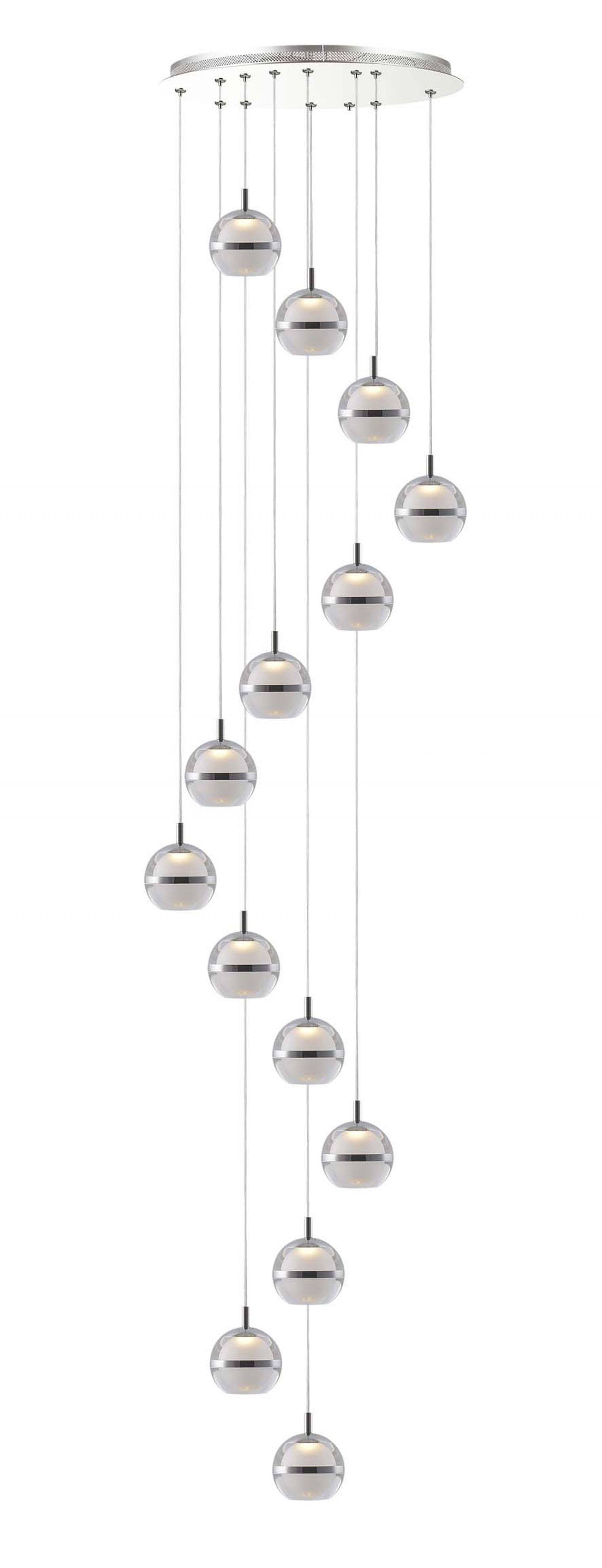 Orbit 14 Light Polished Chrome Pendant