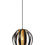 Thumbnail: Sienna 1 Light Matt Black Single Pendant/Flush Light