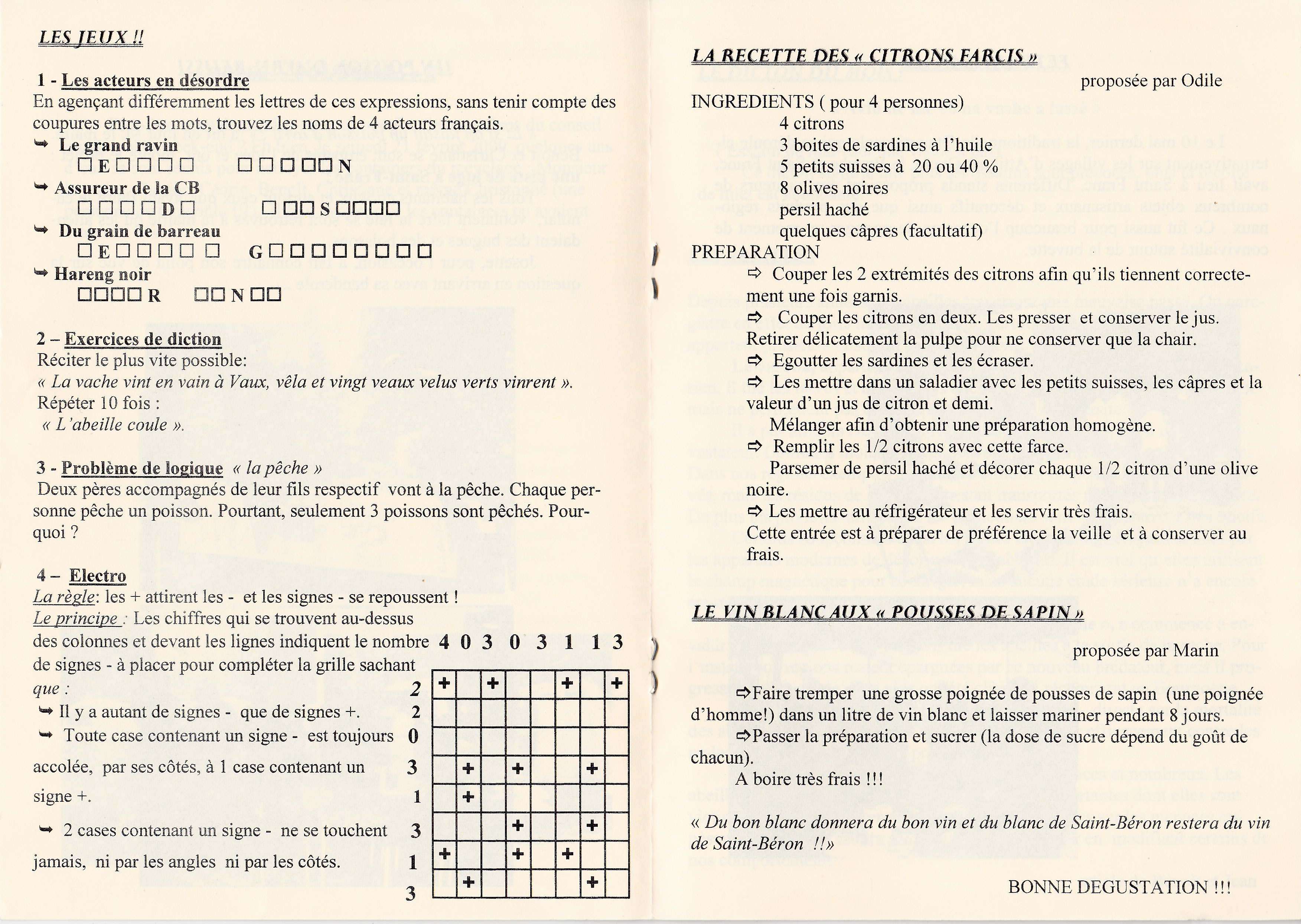 LPS n° 3 Pages 8 & 9 - juin 2009