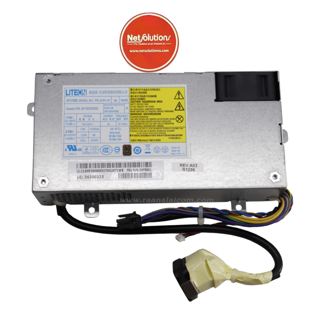 FUENTE DE ALIMENTACIÓN AIO M90Z/ 150W/ AF150C00000/ PS-2151-01/ 54Y8861...