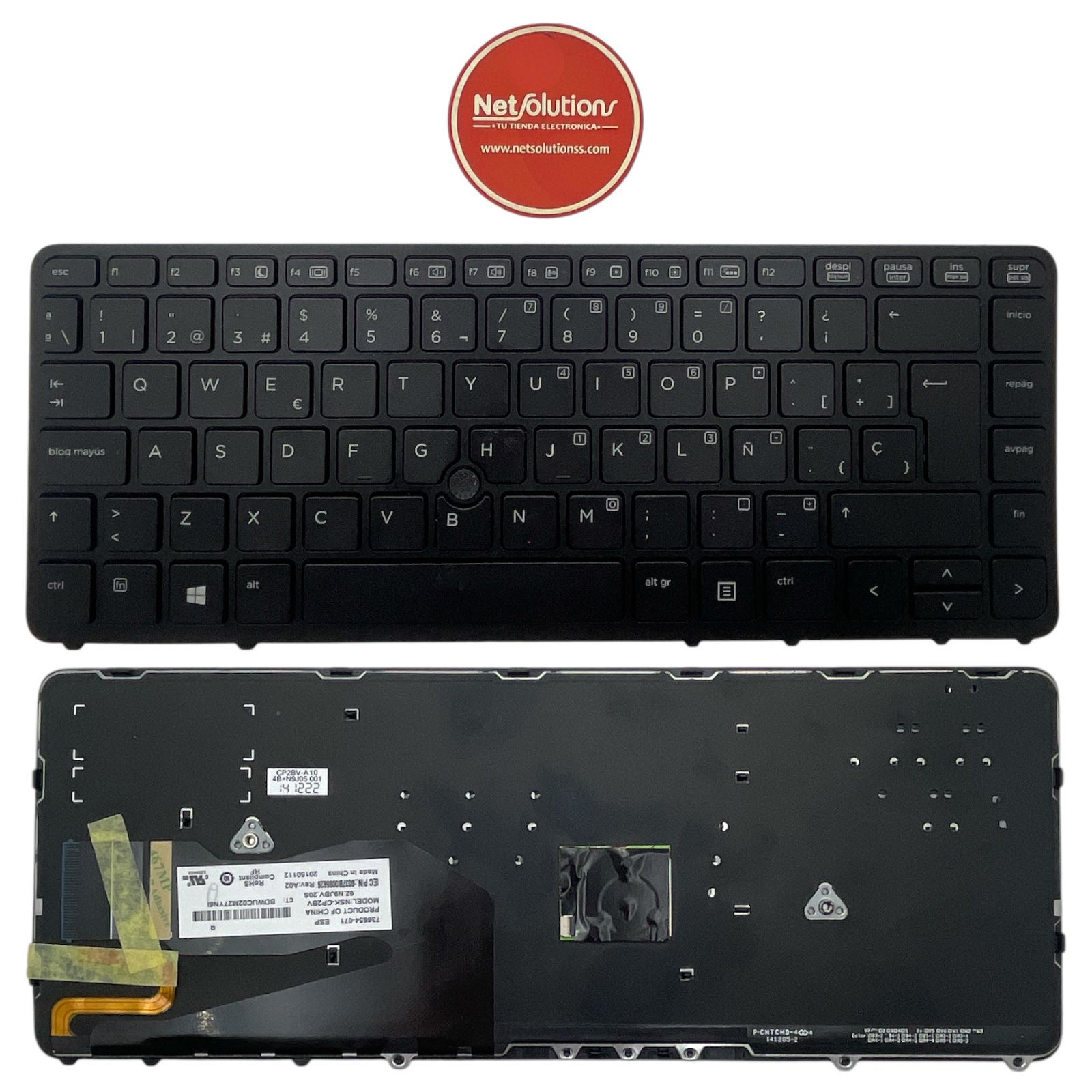 TECLADO HP ELITEBOOK 736654-071 731179-071 TEC25