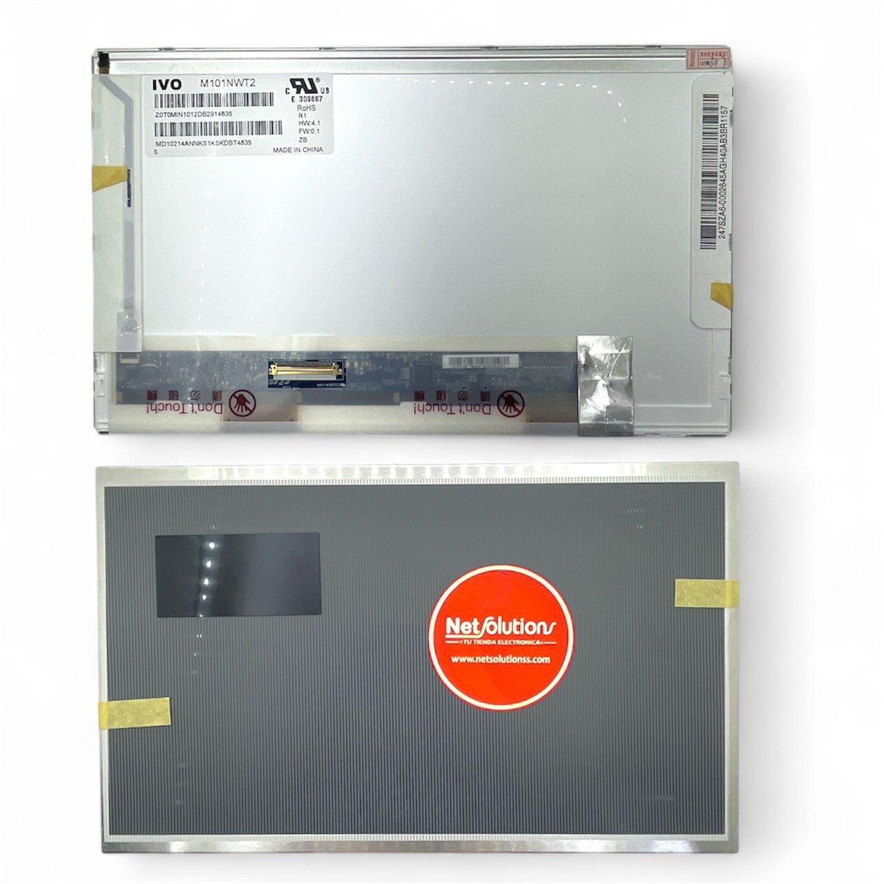 PANTALLA LCD WIDESCREEN 10.1" RESOLUCIÓN 1024X600 30 PINES