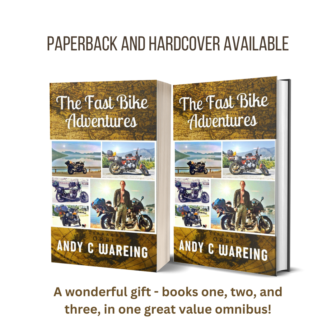 motorcycle travel book memoir by Andy C Wareing