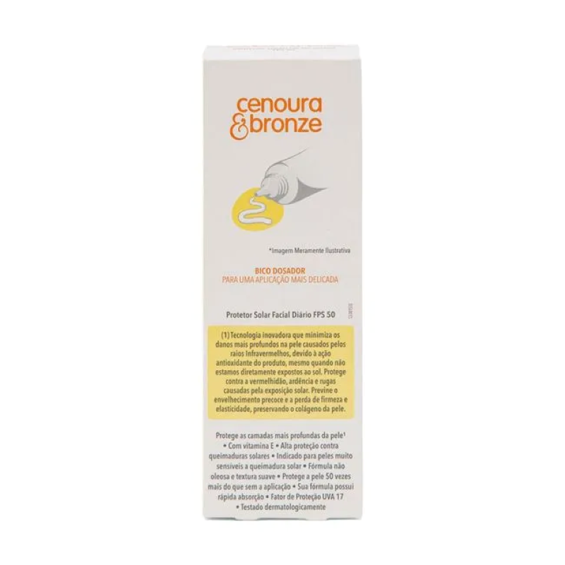Miniatura: Protetor Solar Facial Cenoura & Bronze FPS50 - 50g