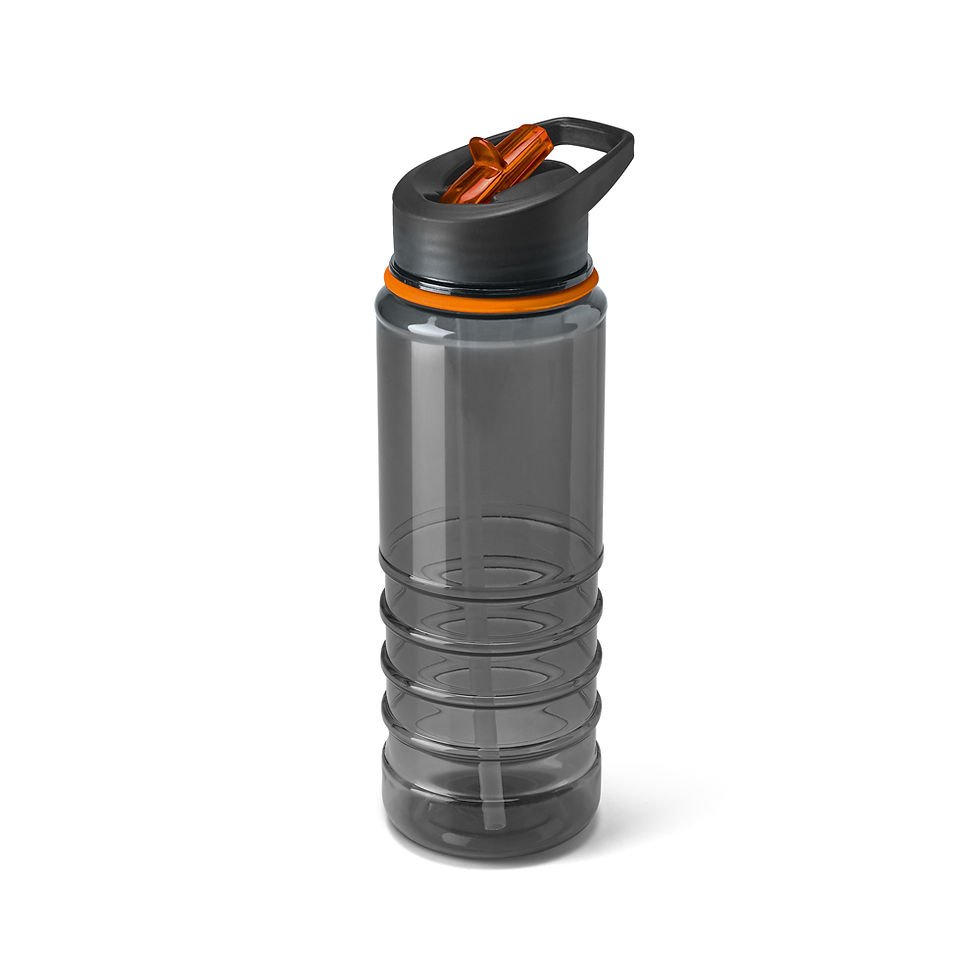 Miniatura: ODRET. Squeeze em AS e tampa em PP, com bico de canudo flip (650 mL)
