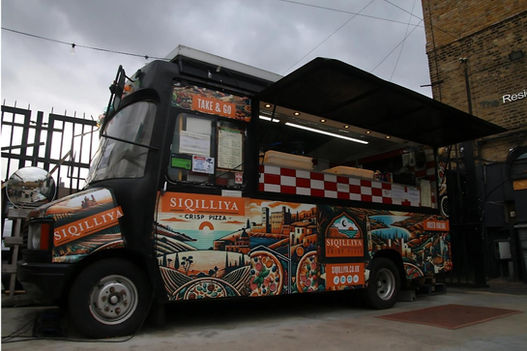 Siqillia Pizza food truck, delicious pizza