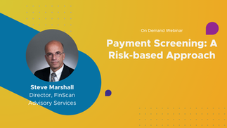 Payment Screening: A Risk-based Approach