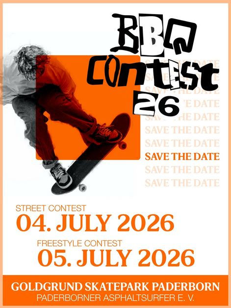 27. BBQ Skateboarding Contest - Goldgrund Skatepark Paderborn