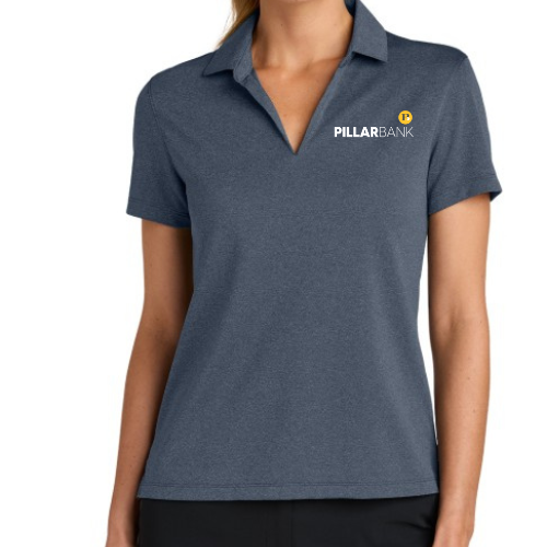 Thumbnail: Nike Women’s Dri-FIT Smooth Heather Polo NKFQ4793