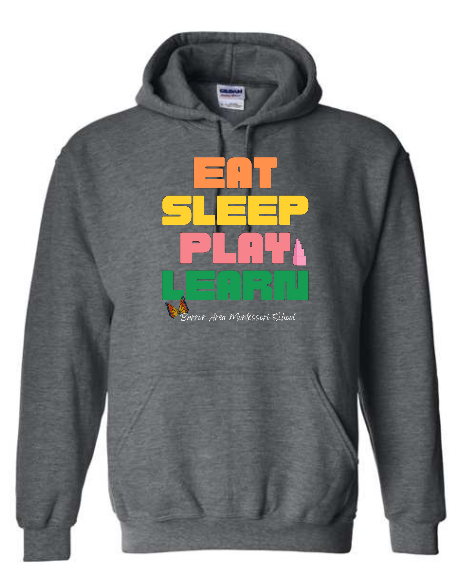 Eat Sleep Play Learn Hoodie