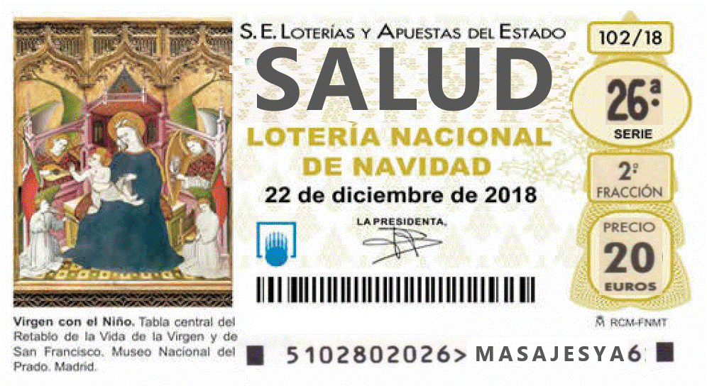 numero loteria, salud, navidad, gordo, decimo loteria