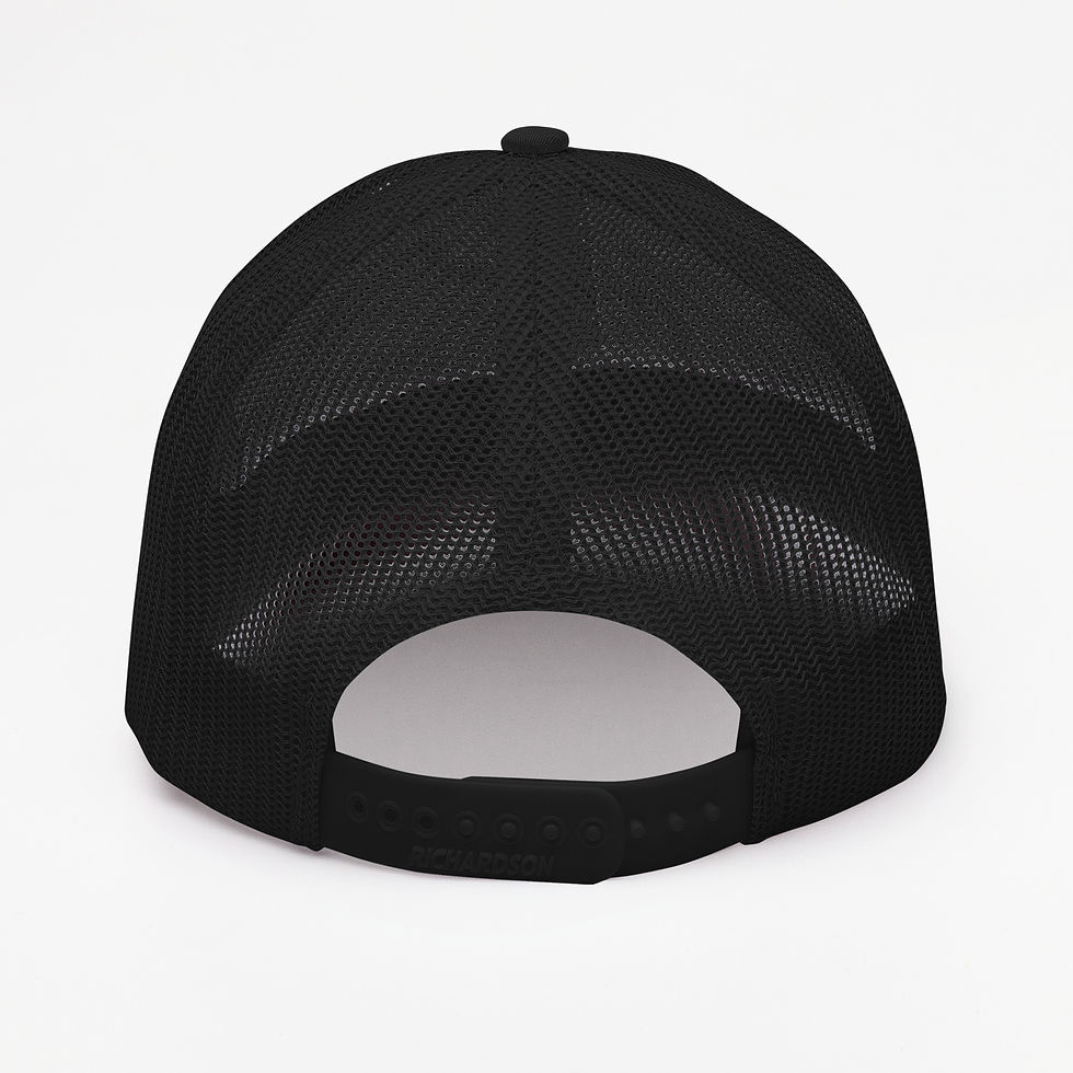 Miniatura: Gorra de camionero con logotipo blanco