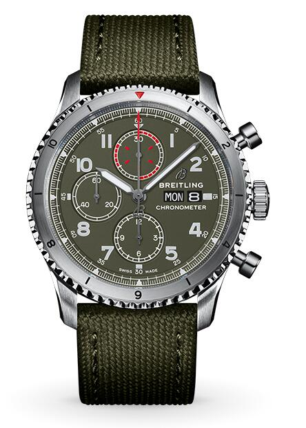 Breitling AVIATOR 8 DAY & DATE 41 A45330101B1X1 Men Watch content media