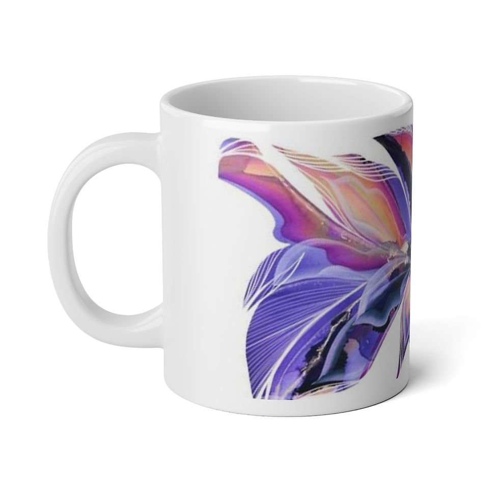Thumbnail: Fire Flowers -Jumbo Mug, 20oz