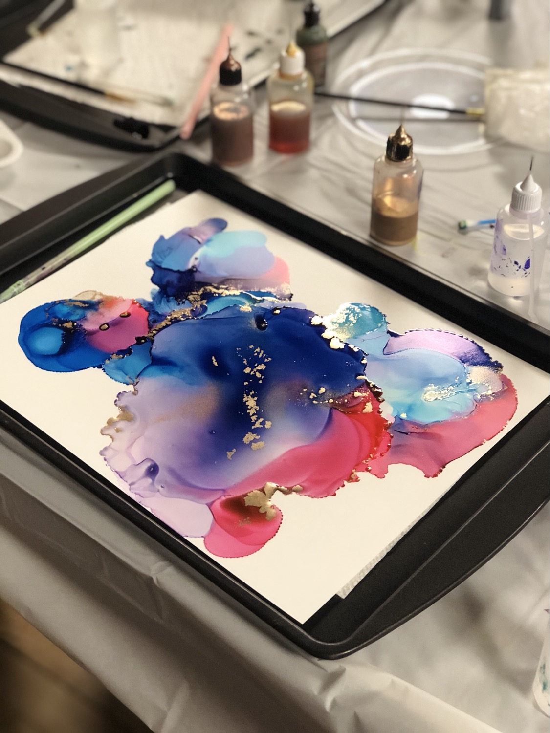 Alcohol Ink Art Workshop