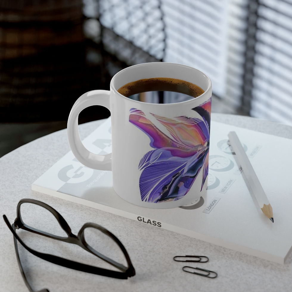 Thumbnail: Fire Flowers -Jumbo Mug, 20oz