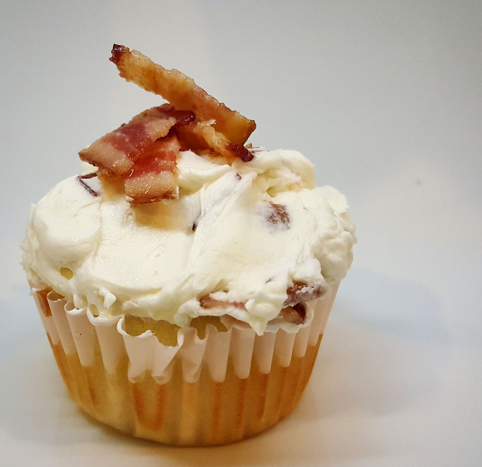 maple bacon cupcake