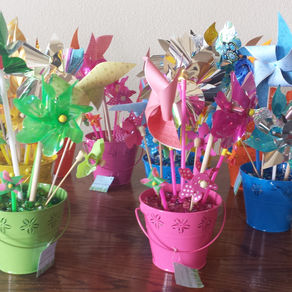 Pinwheel Centerpieces