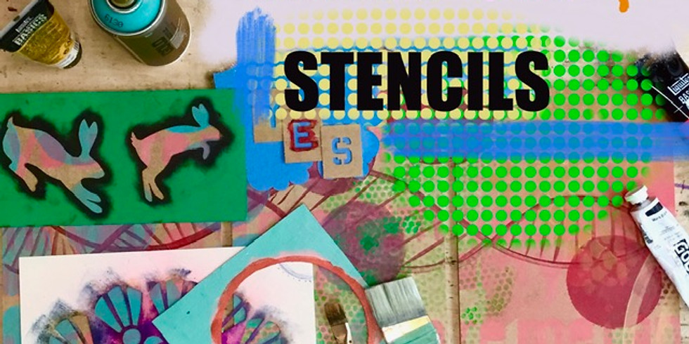 Stencil Painting with Lindsay