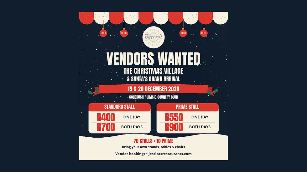Christmas Village 2026 | Vendor Stalls | 19–20 December