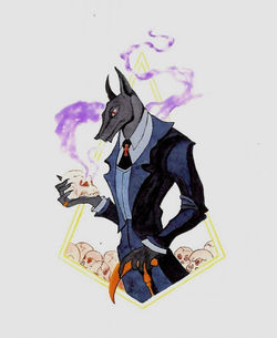 Anubis for Inktober